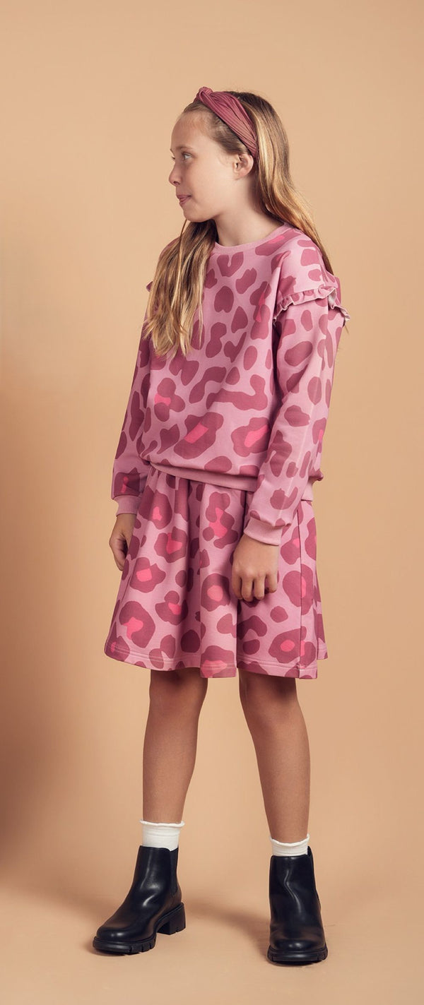 TEELA <br> Leopard Girls Top