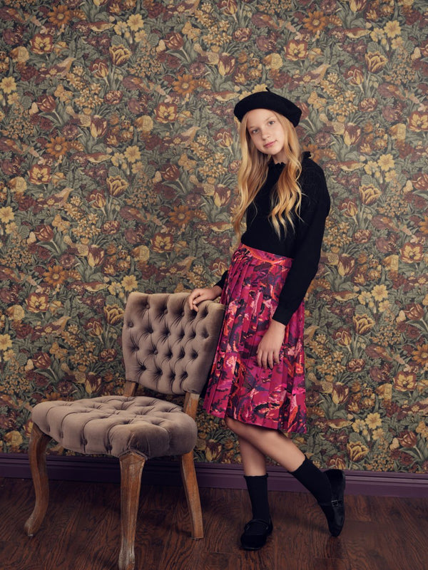 TEELA <br> Ava Pleated Skirt