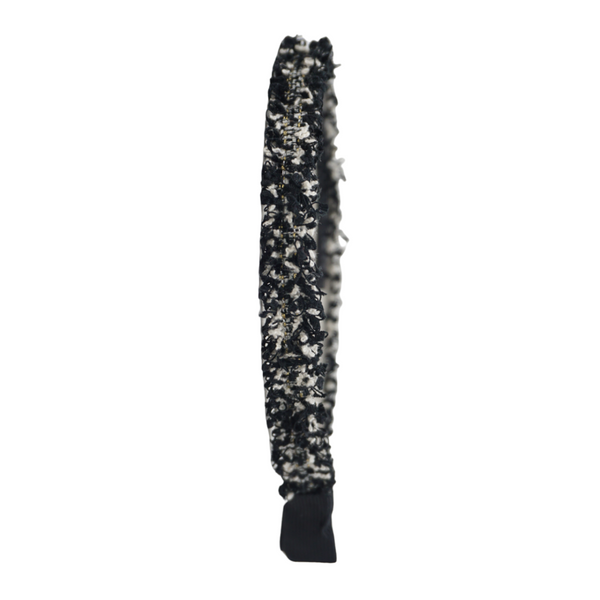 BANDEAU <BR> Tweed Thin Flat Headband