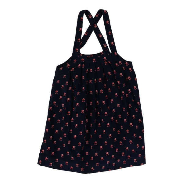ANALOGIE <BR> Vintage Floral Pinafore Jumper