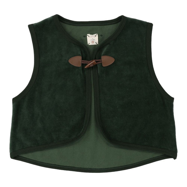 ANALOGIE <BR> Velour Toggle Vest & Skirt Set