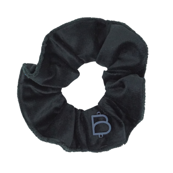 BANDEAU <BR> Velvet Frayed Edge Scrunchie