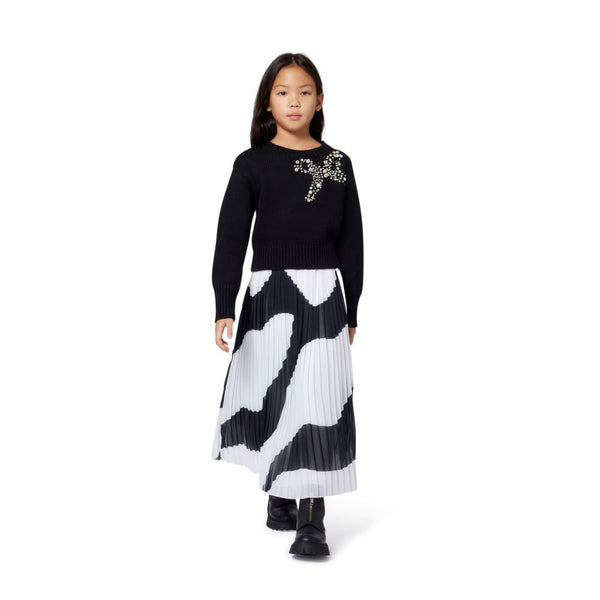 MARC JACOBS <BR> Zebra Maxi Skirt