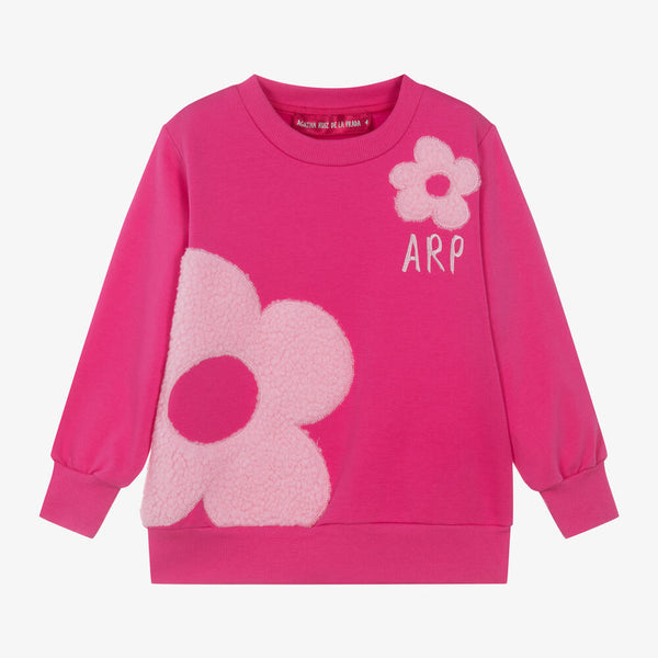 AGATHA RUIZ <br> Sherpa Flower Sweatshirt