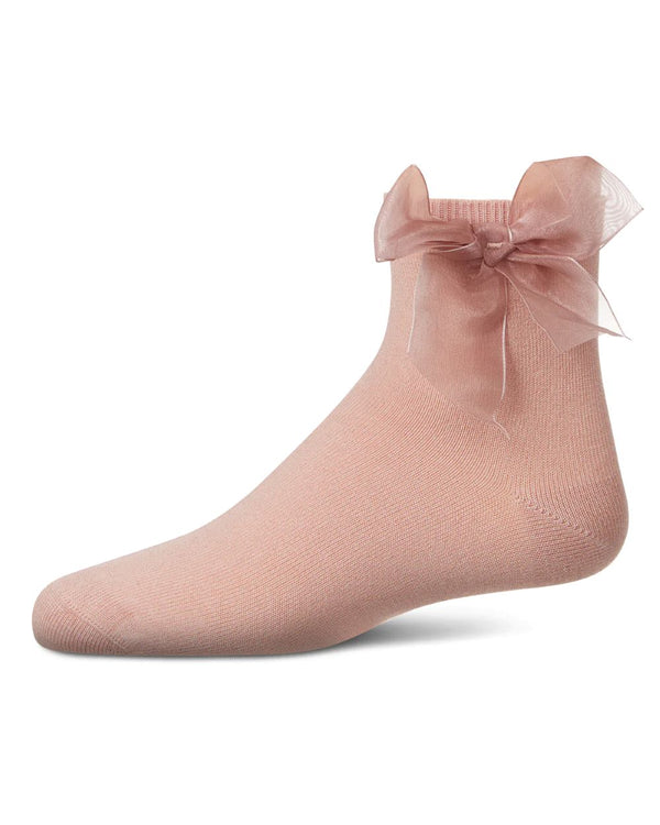 Tulle Bow Ankle Socks