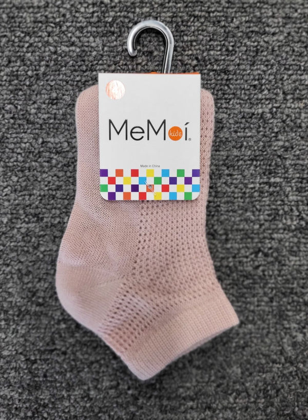 Mesh Cotton Blend Ankle Socks