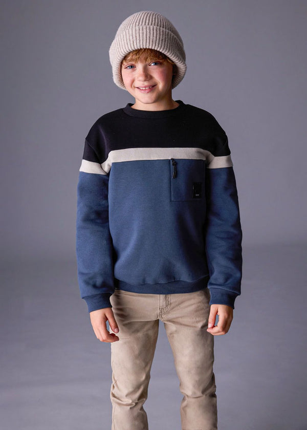 MAYORAL <BR> Color Block Sweatshirt