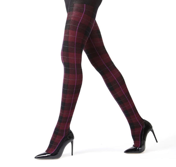 Glasgow Plaid Sweater Tights