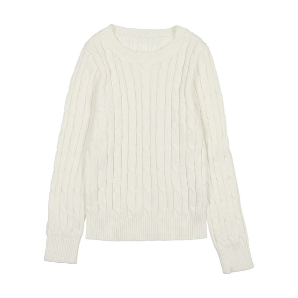 PANTHER <BR> Cable Knit Sweater