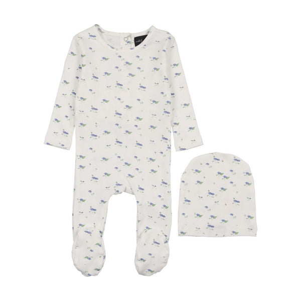 CUDDLE & COO <BR> Blueberries Stretchie