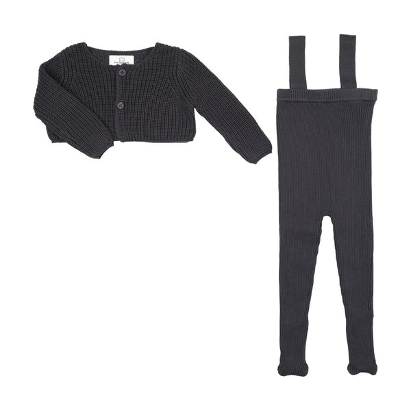 PANTHER <BR> Chunky Knit Overalls