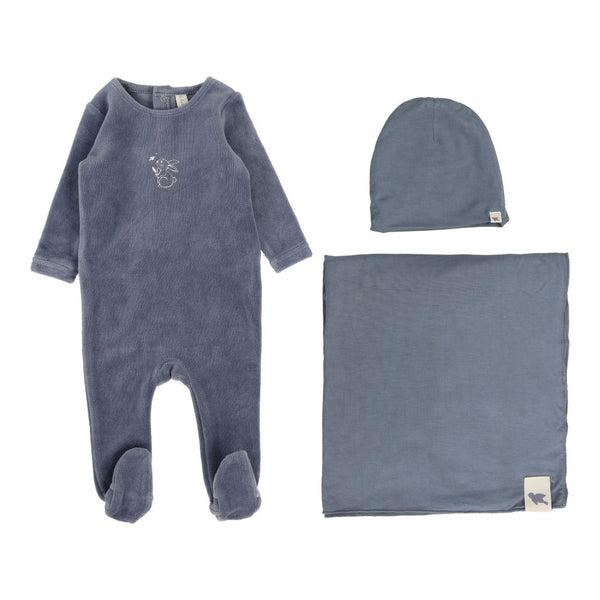 LILETTE <BR> Velour Forest Graphic Layette Set