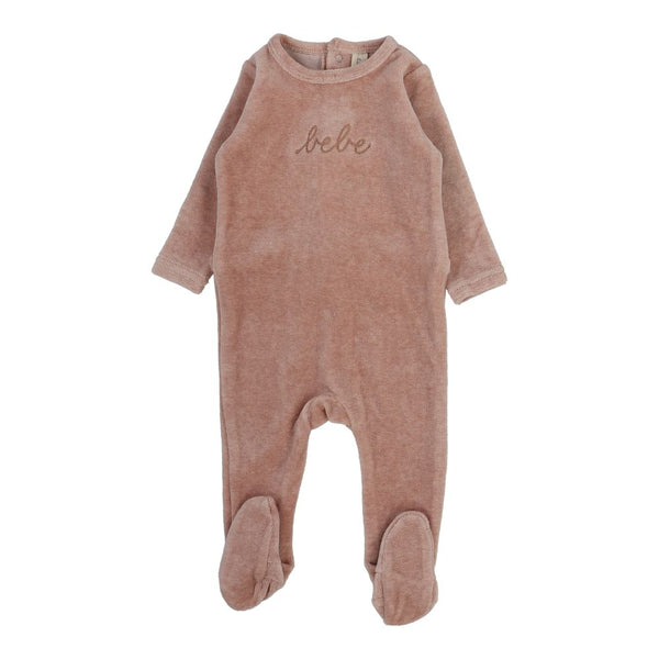 LILETTE <BR> Velour Bebe Footie