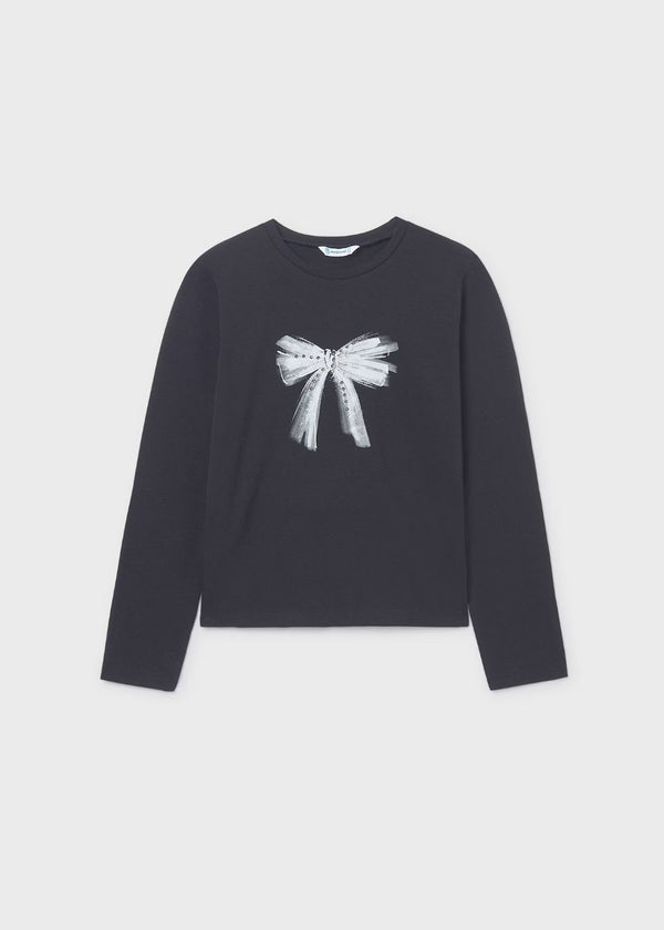 MAYORAL <BR> Studded Bow Tee