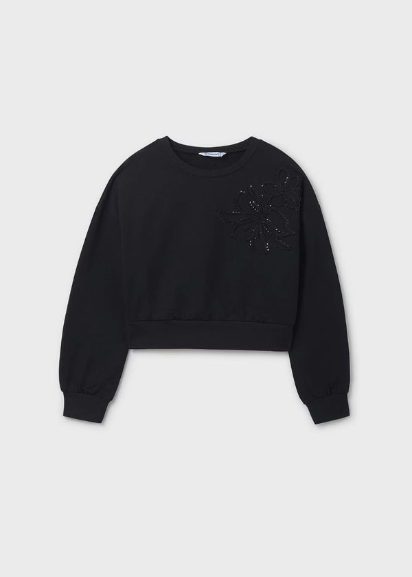 MAYORAL <BR> Flower Sweatshirt