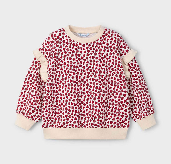MAYORAL <BR> Ruffle Sweatshirt