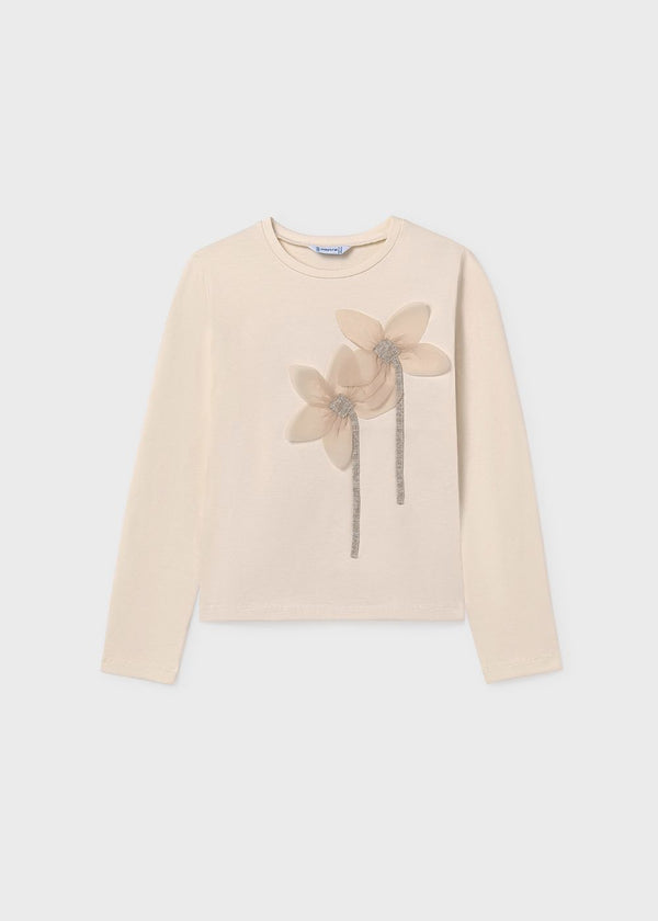 MAYORAL <BR> 3D Flower Tee