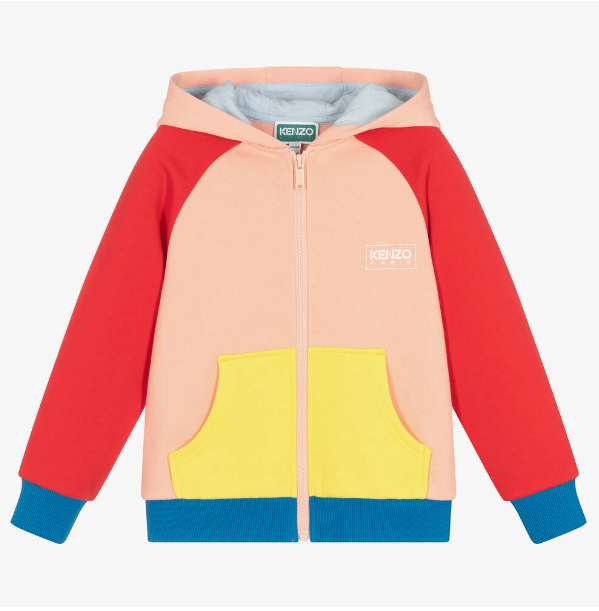 Colorful Zip-Up Sweatshirt