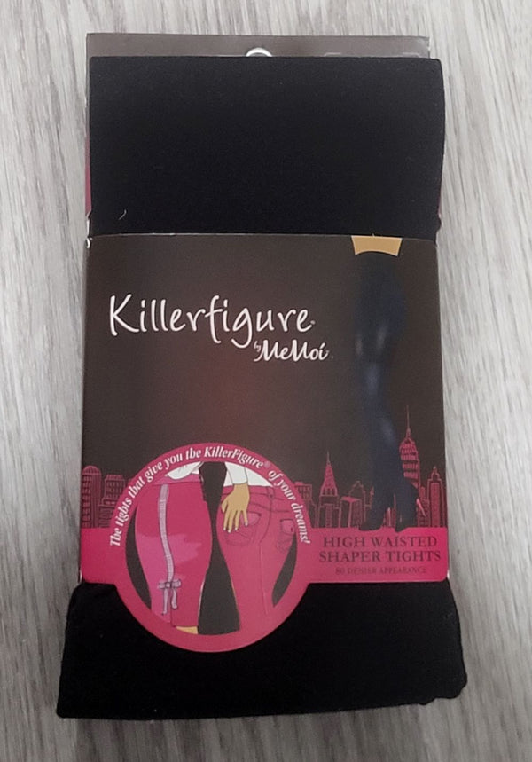 MEMOI <BR> Killer Figure Opaque Tights (Control Top/Shaper)