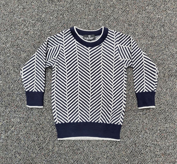 Chevron Crewneck Sweater