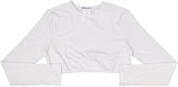 Teens/Ladies Long Sleeve Crop Cotton Shell