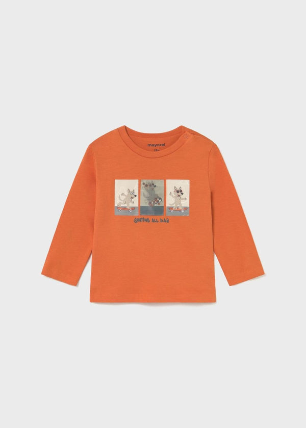 MAYORAL <BR> Dog Skateboard Tee