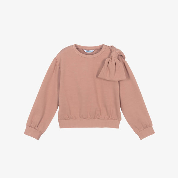 MAYORAL <BR> Shoulder Bow Sweatshirt