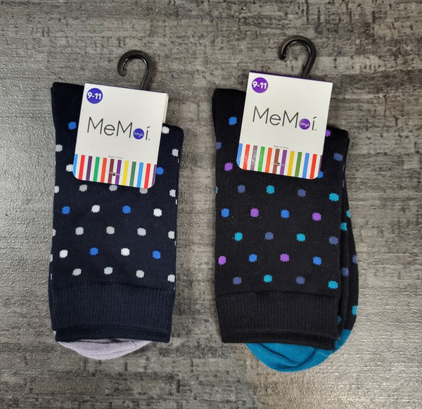 Colorful Dot Crew Socks