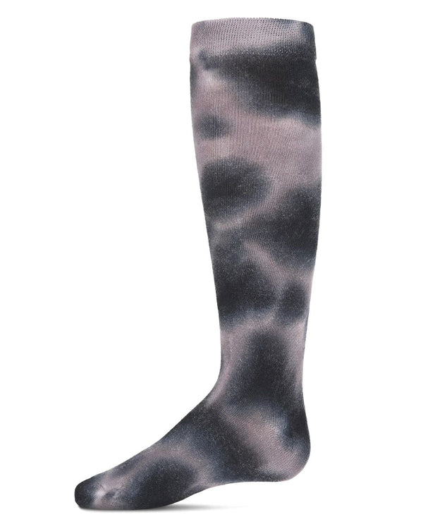 Bleached Tie Dye Knee Sock