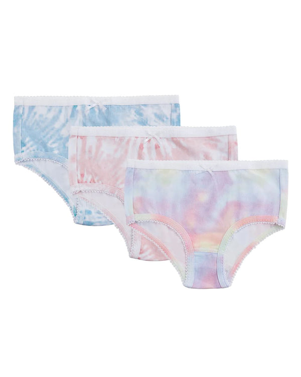 3pk Girl's Printed Cotton Briefs