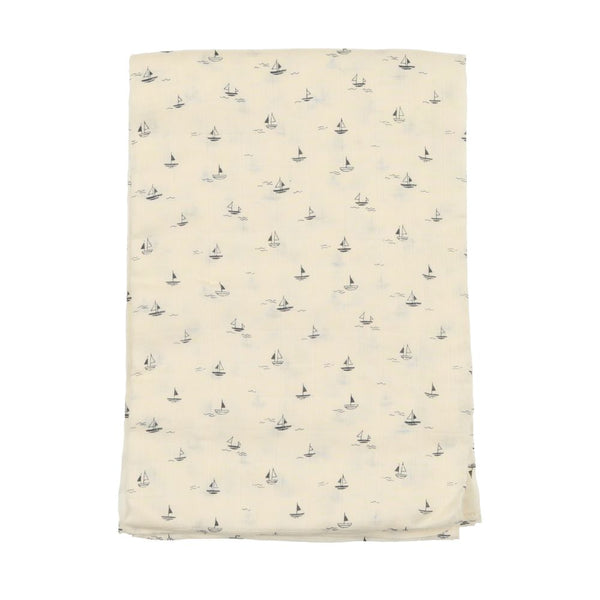 Nautical Muslin Swaddle