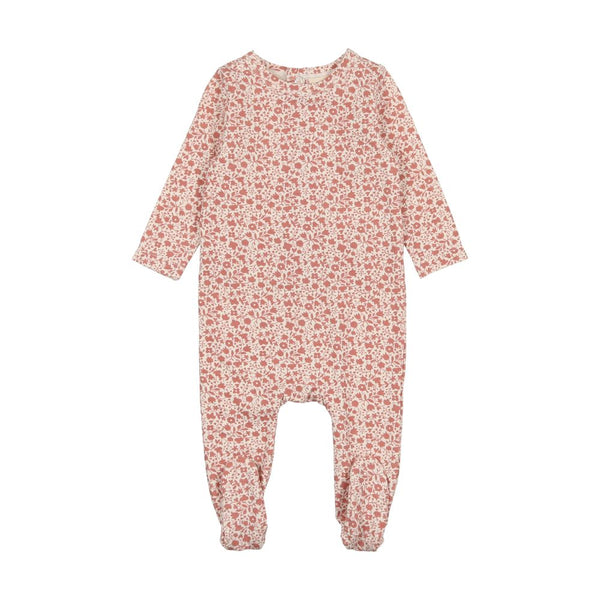 Printed Floral Footie