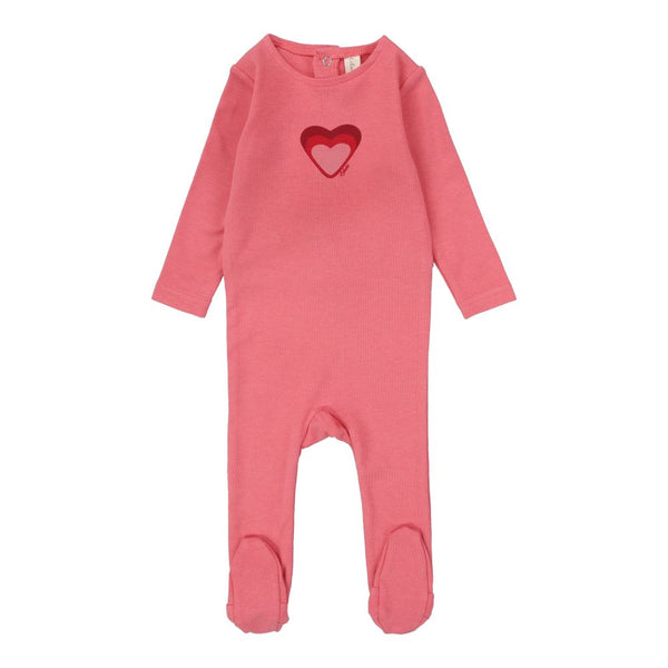 LILETTE <BR> Big Graphic Heart Footie