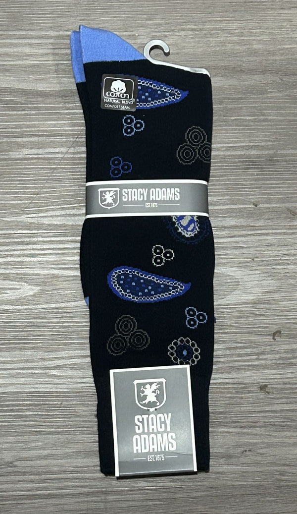 Men's Paisley Print Crew Sock