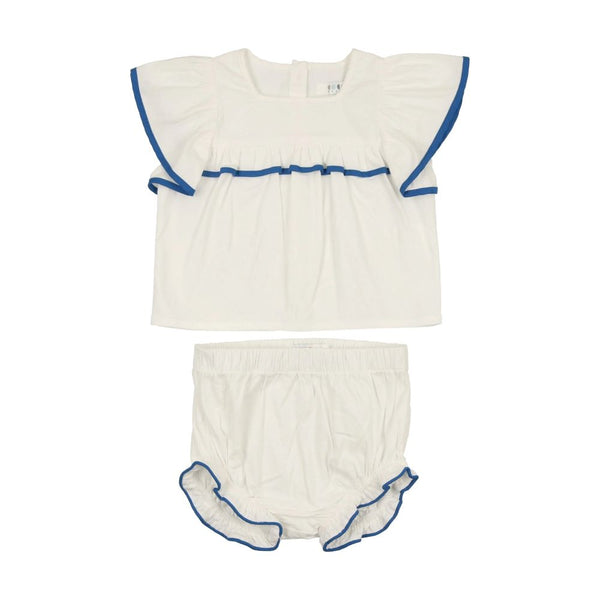 Ruffle Poplin Set