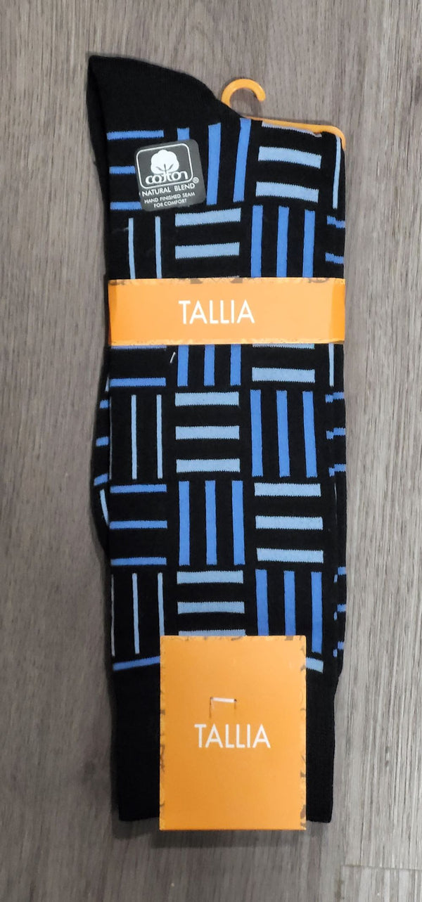 Men's Geometric Print Crew Sock