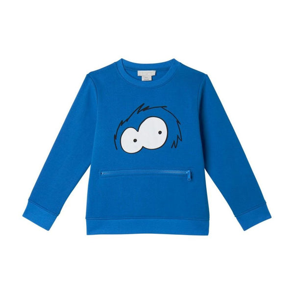 STELLA MCCARTNEY <br> Yeti Eyes Print Sweatshirt