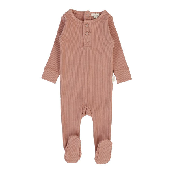 ANALOGIE <BR> Ribbed Henley Footie