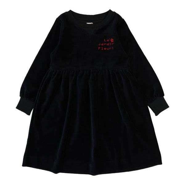ANALOGIE <BR> Velour Dress