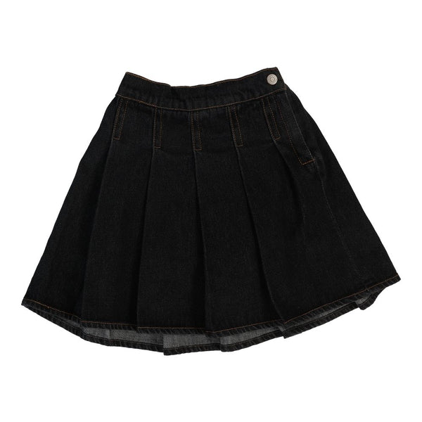 ANALOGIE <BR> Pleated Denim Skirt